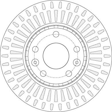 TRW DF6184 - Тормозной диск autospares.lv