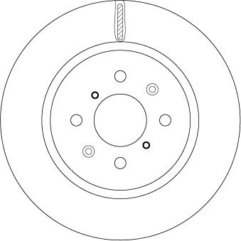 TRW DF6135 - Тормозной диск autospares.lv