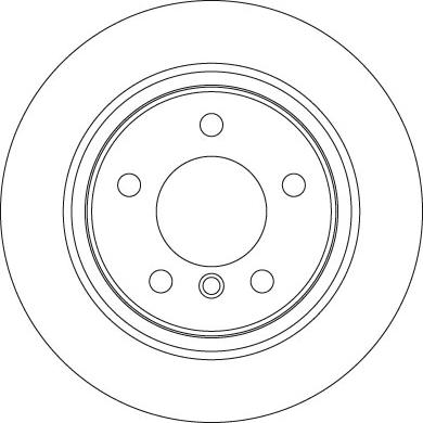 TRW DF6137 - Тормозной диск autospares.lv