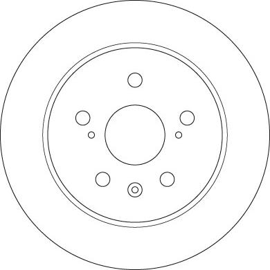 TRW DF6178 - Тормозной диск autospares.lv