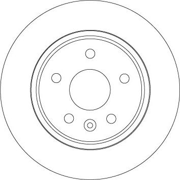 TRW DF6846 - Тормозной диск autospares.lv