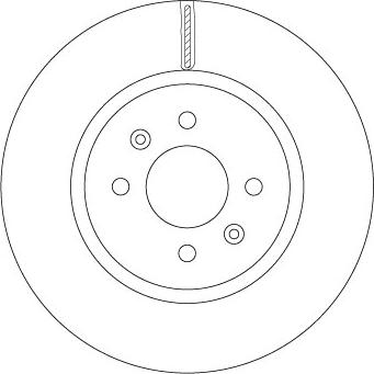 TRW DF6842 - Тормозной диск autospares.lv