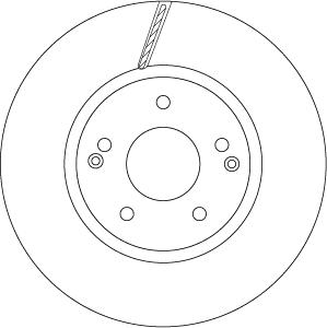 TRW DF6804 - Тормозной диск autospares.lv