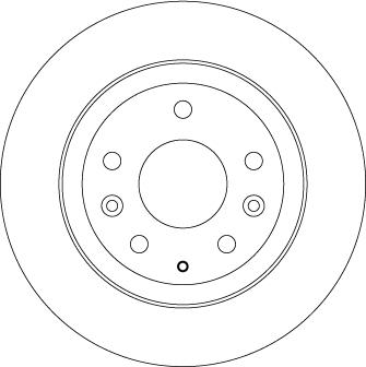 TRW DF6807 - Тормозной диск autospares.lv