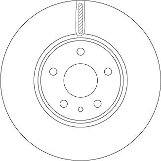 TRW DF6811 - Тормозной диск autospares.lv