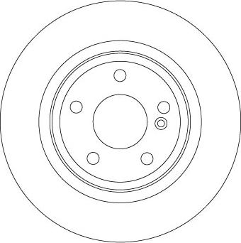 TRW DF6886 - Тормозной диск autospares.lv