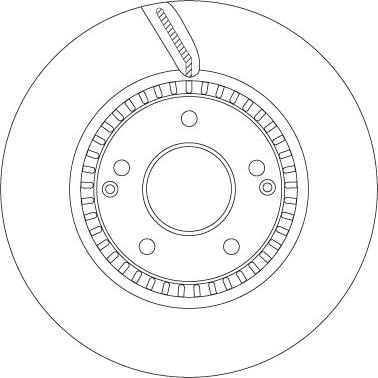 TRW DF6883S - Тормозной диск autospares.lv