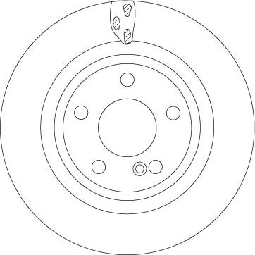 TRW DF6887 - Тормозной диск autospares.lv