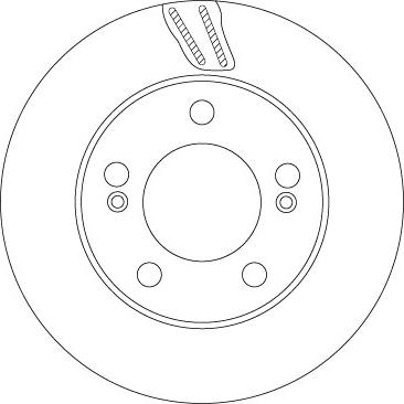 TRW DF6876 - Тормозной диск autospares.lv