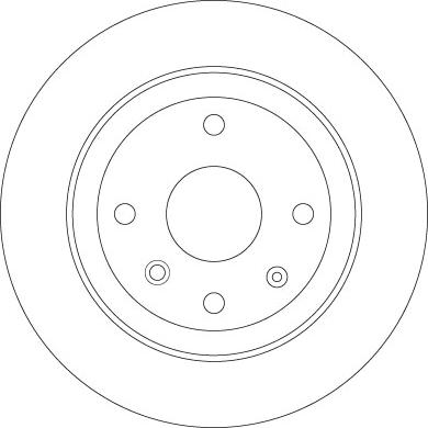 TRW DF6360 - Тормозной диск autospares.lv