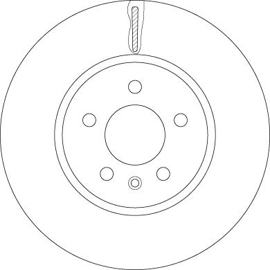 TRW DF6260 - Тормозной диск autospares.lv