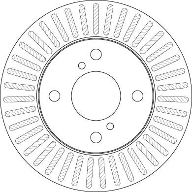 TRW DF6214 - Тормозной диск autospares.lv