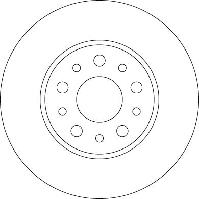 TRW DF6228 - Тормозной диск autospares.lv