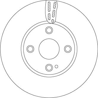 TRW DF6793 - Тормозной диск autospares.lv