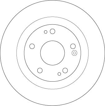 TRW DF6705 - Тормозной диск autospares.lv