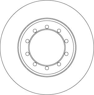 CAR BDA2637.10 - Тормозной диск autospares.lv