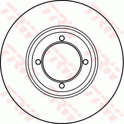 TRW DF1992 - Тормозной диск autospares.lv