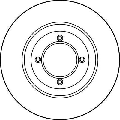 TRW DF1908 - Тормозной диск autospares.lv