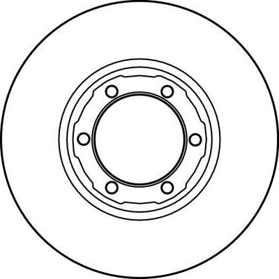 TRW DF1416 - Тормозной диск autospares.lv