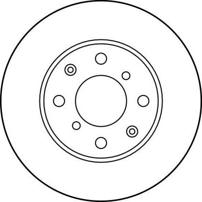 TRW DF1436 - Тормозной диск autospares.lv