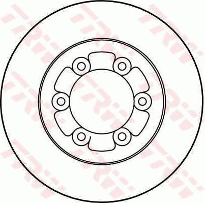 TRW DF1432 - Тормозной диск autospares.lv