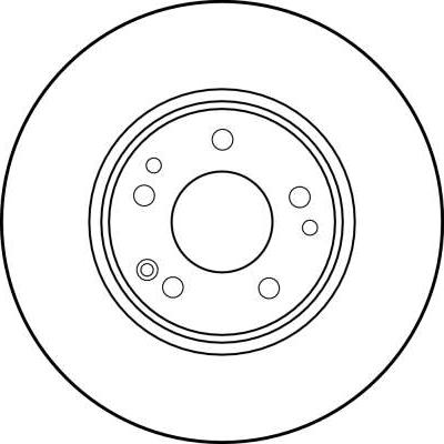 TRW DF1594 - Тормозной диск autospares.lv