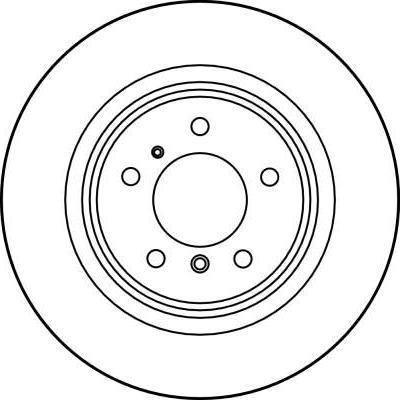 TRW DF1597 - Тормозной диск autospares.lv