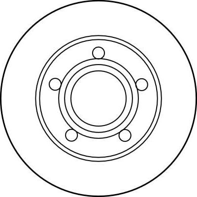 TRW DF1542 - Тормозной диск autospares.lv