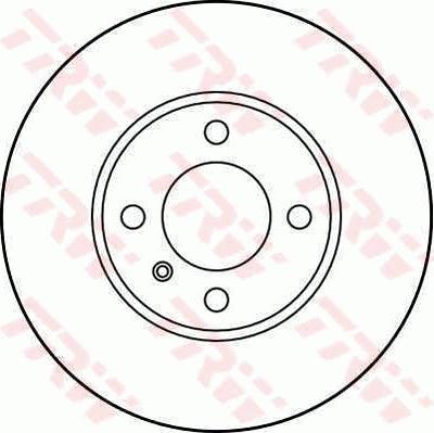 TRW DF1560 - Тормозной диск autospares.lv