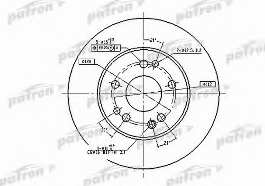 TRW DF1581BP - Тормозной диск autospares.lv