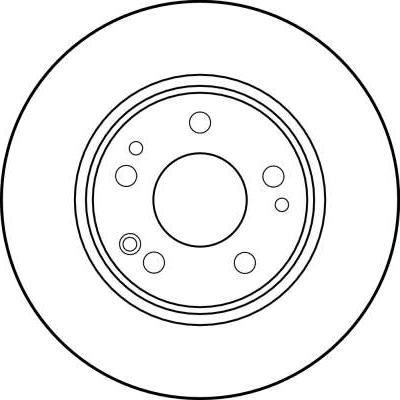 TRW DF1581 - Тормозной диск autospares.lv