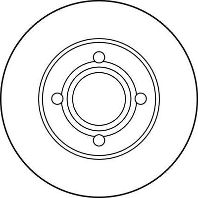 TRW DF1530 - Тормозной диск autospares.lv