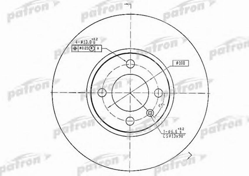 TRW DF1532BP - Тормозной диск autospares.lv