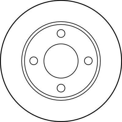 TRW DF1526 - Тормозной диск autospares.lv