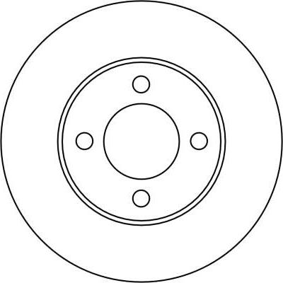 TRW DF1521 - Тормозной диск autospares.lv