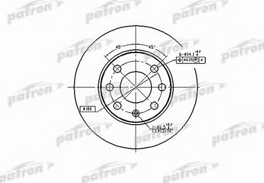 TRW DF1607BP - Тормозной диск autospares.lv