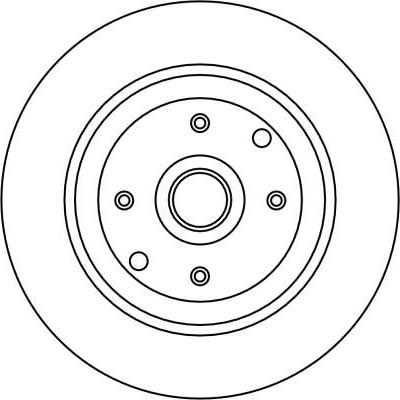 TRW DF1621 - Тормозной диск autospares.lv