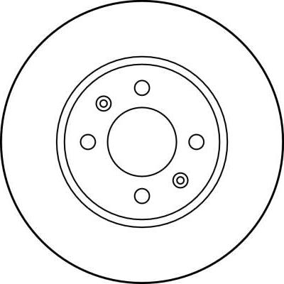 TRW DF1627 - Тормозной диск autospares.lv