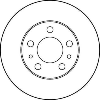 TRW DF1677 - Тормозной диск autospares.lv