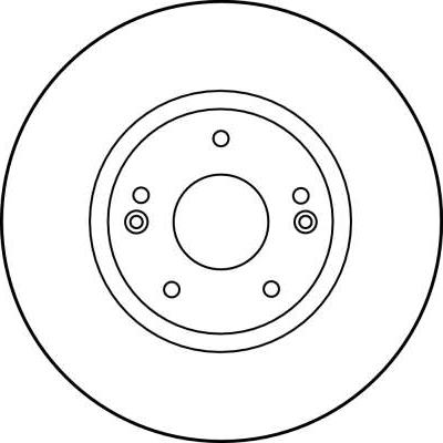 TRW DF1033 - Тормозной диск autospares.lv