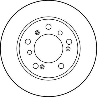 TRW DF1118 - Тормозной диск autospares.lv