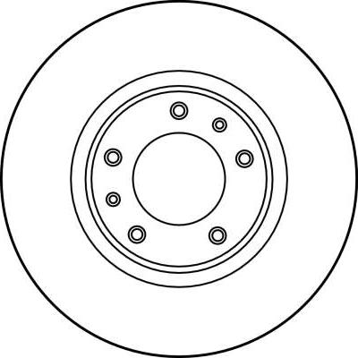 TRW DF1225 - Тормозной диск autospares.lv