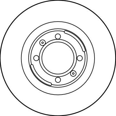 TRW DF1705 - Тормозной диск autospares.lv