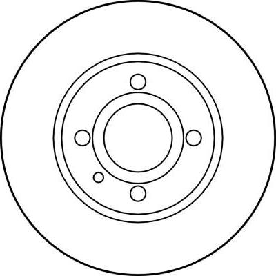 TRW DF1734 - Тормозной диск autospares.lv