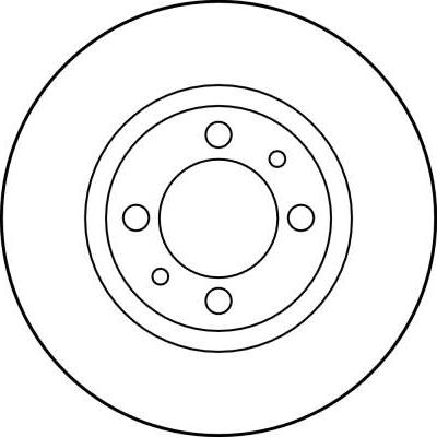 TRW DF1723 - Тормозной диск autospares.lv