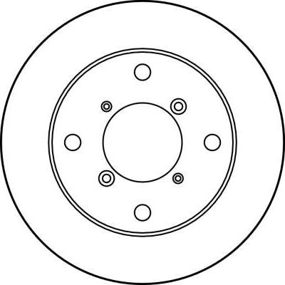 TRW DF3032 - Тормозной диск autospares.lv