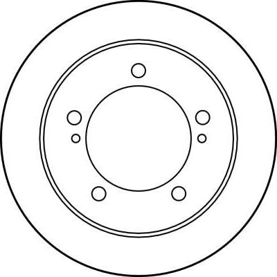 TRW DF3165 - Тормозной диск autospares.lv