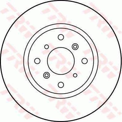 TRW DF3113 - Тормозной диск autospares.lv