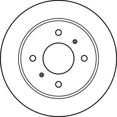 TRW DF2592 - Тормозной диск autospares.lv