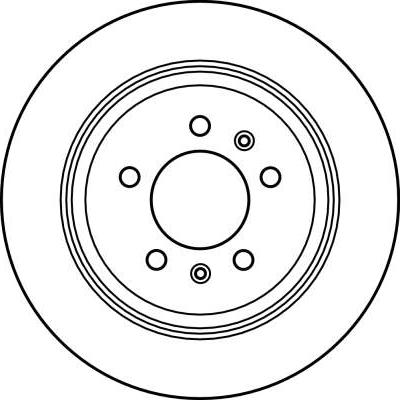 TRW DF2582 - Тормозной диск autospares.lv